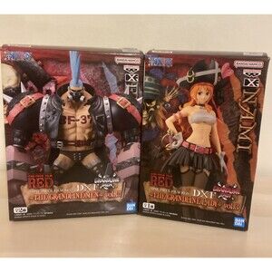 One Piece Film Red Action Figures-Frankly Vol. 12 &Nami Vol. 3 Lot Of 2 With BOX